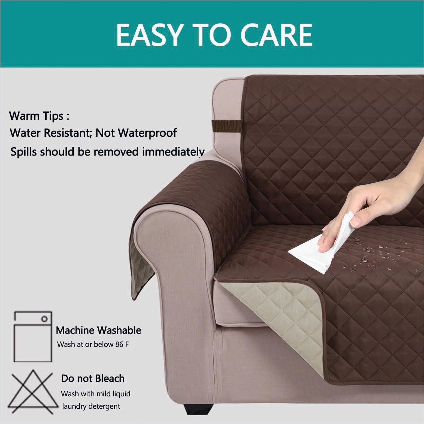 Protector Cubre Sillon Mueble 2 Cuerpos