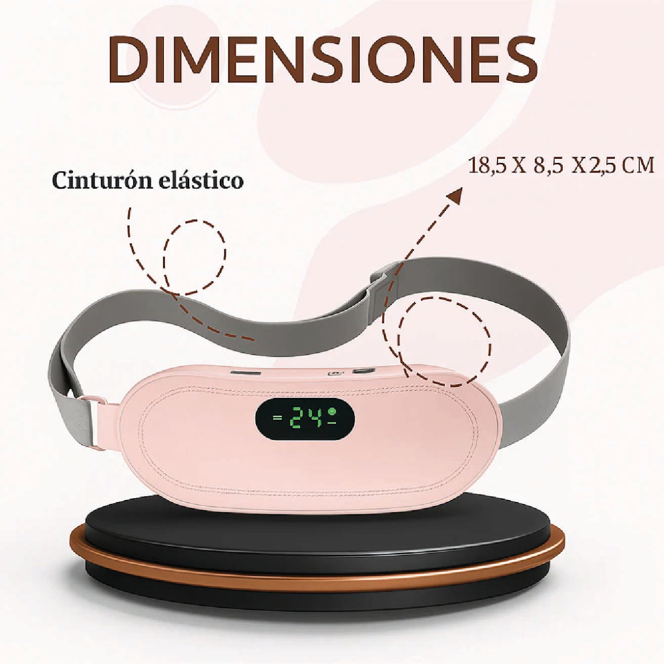 Mc - Cinturon Electrico Para Colicos