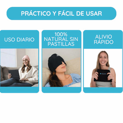 GORRO GEL ALIVIA DOLOR MIGRAÑA