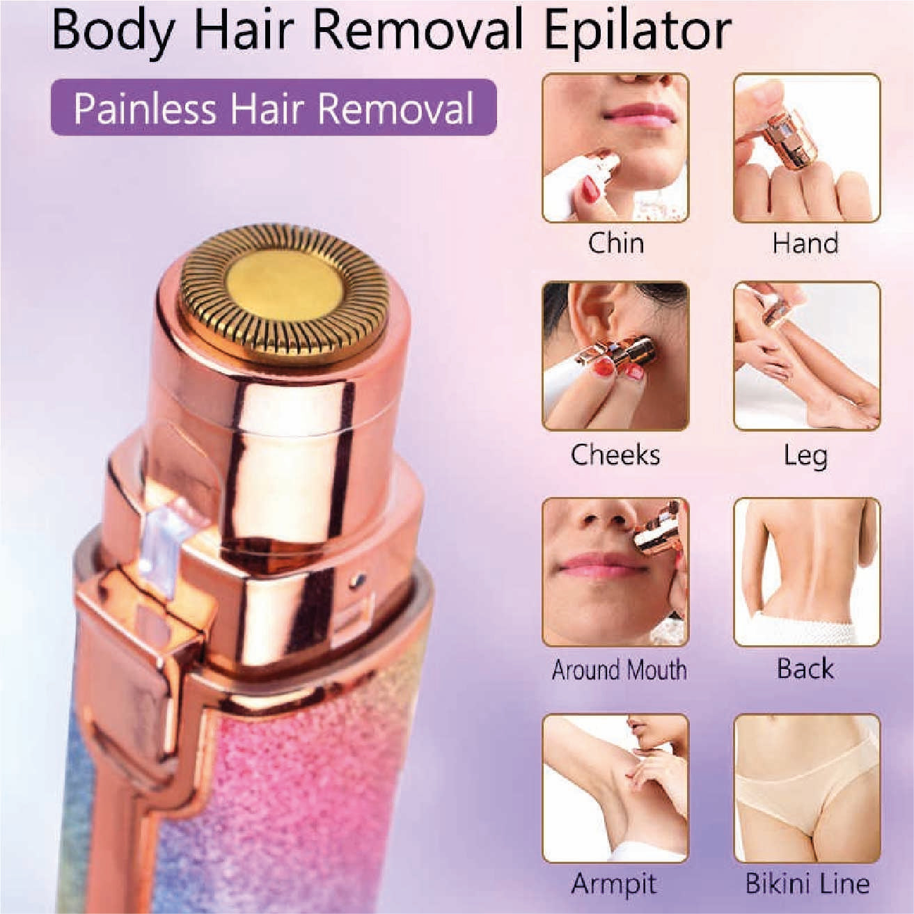 Depilador Facial Portatil Flawless