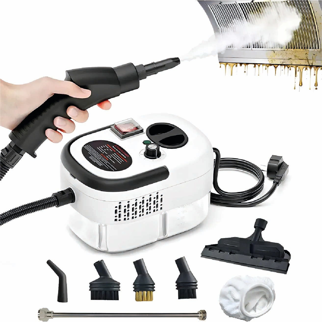 Limpiador A Vapor Presión 2500w Portátil