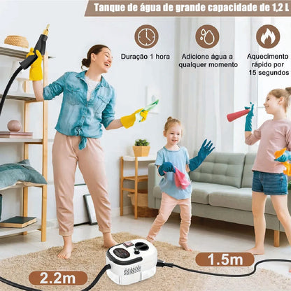 Limpiador A Vapor Presión 2500w Portátil
