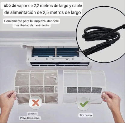 Limpiador A Vapor Presión 2500w Portátil