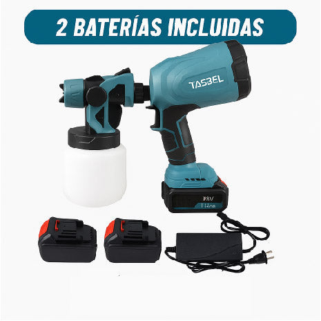 PISTOLA DE PULVERIZACIÓN INALAMBRICA + 2 Baterías